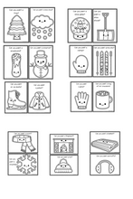 Load image into Gallery viewer, Winter Cotton Swab / Qtip Painting Sheets