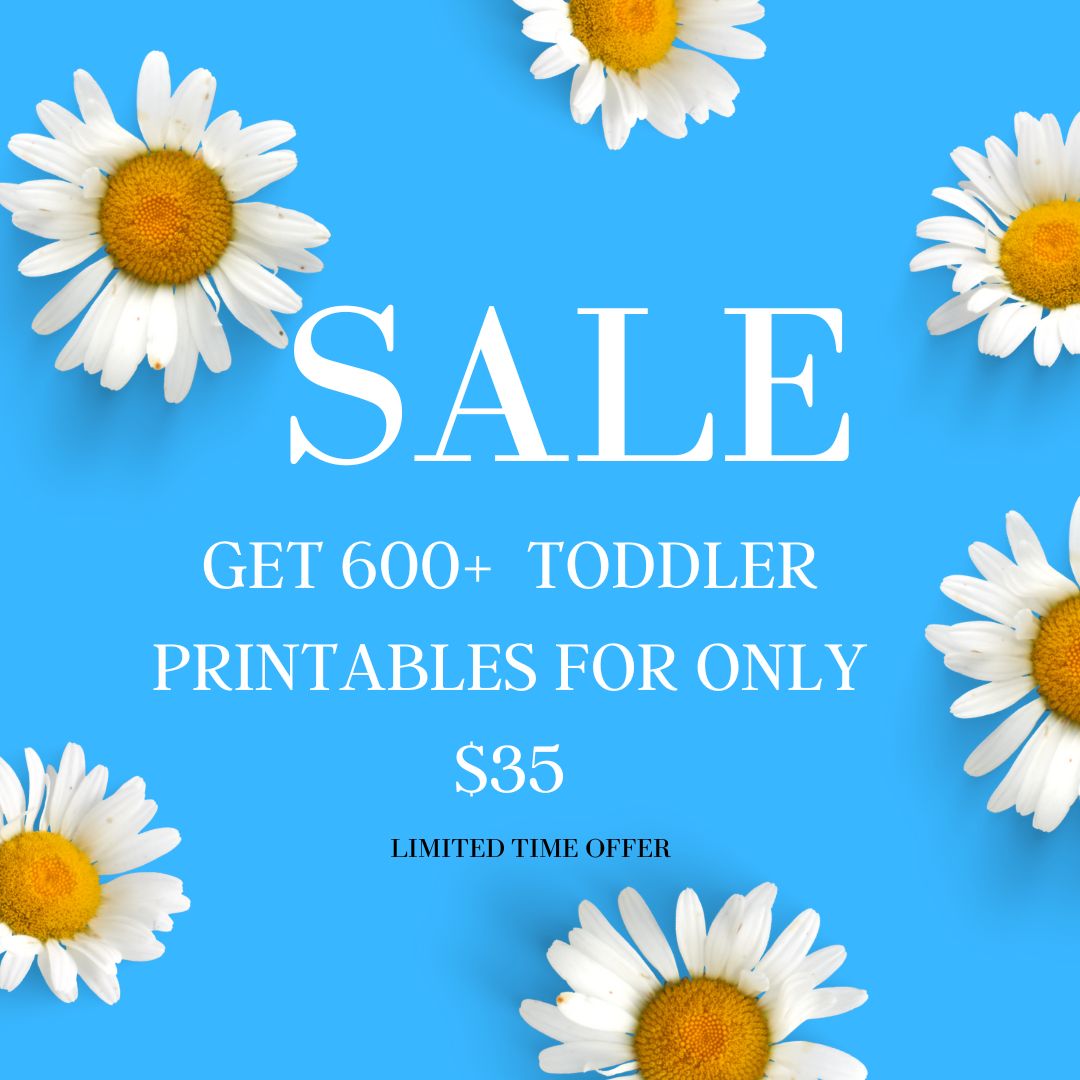 ULTIMATE TODDLER PRINTABLE BUNDLE - LIMITED TIME OFFER!