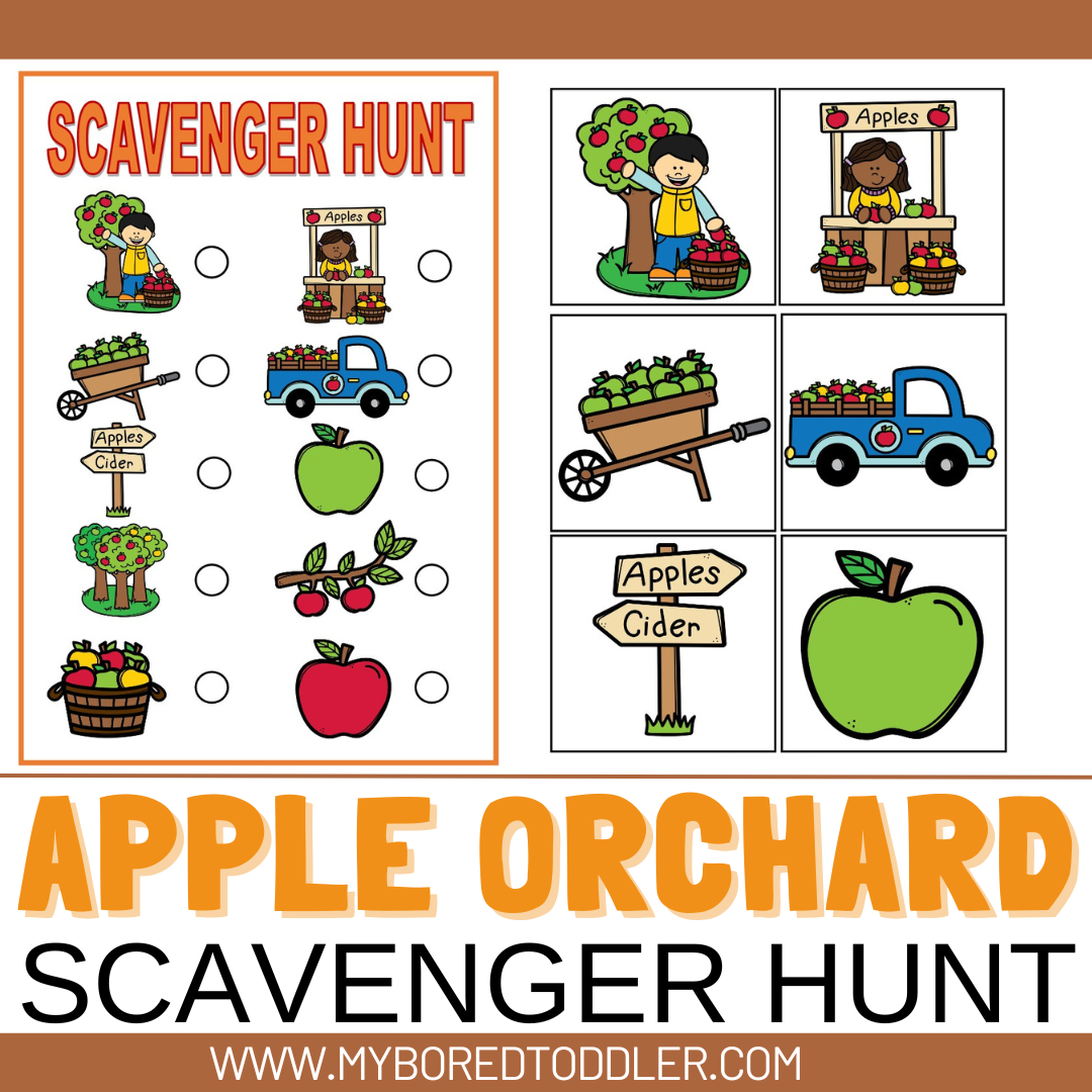 Autumn / Fall APPLE ORCHARD Scavenger Hunt / Treasure Hunt