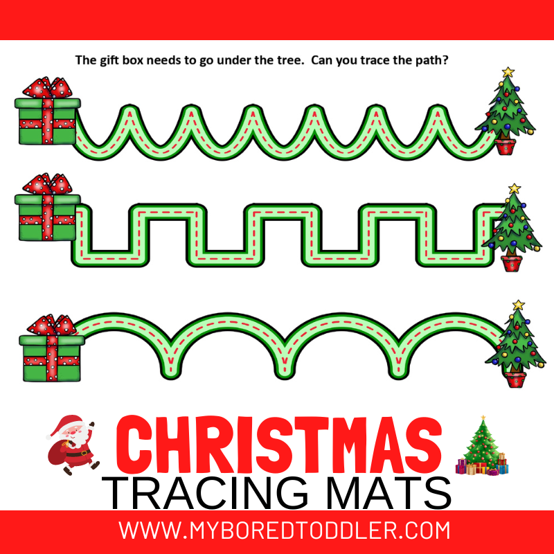 Christmas Tracing Mats