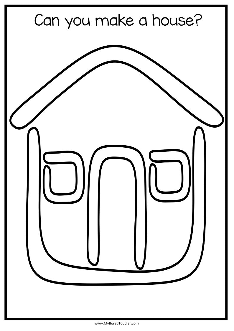 LETTER OF THE WEEK 'H' Playdough Mats / Playdoh Mats