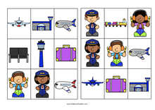 Load image into Gallery viewer, Planes & Airport Bingo Game