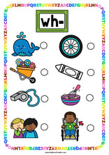 Load image into Gallery viewer, Beginning Digraphs 'WH' Alphabet Scavenger Hunt / Treasure Hunt
