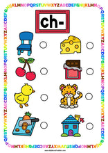 Load image into Gallery viewer, Beginning Digraphs 'CH' Alphabet Scavenger Hunt / Treasure Hunt
