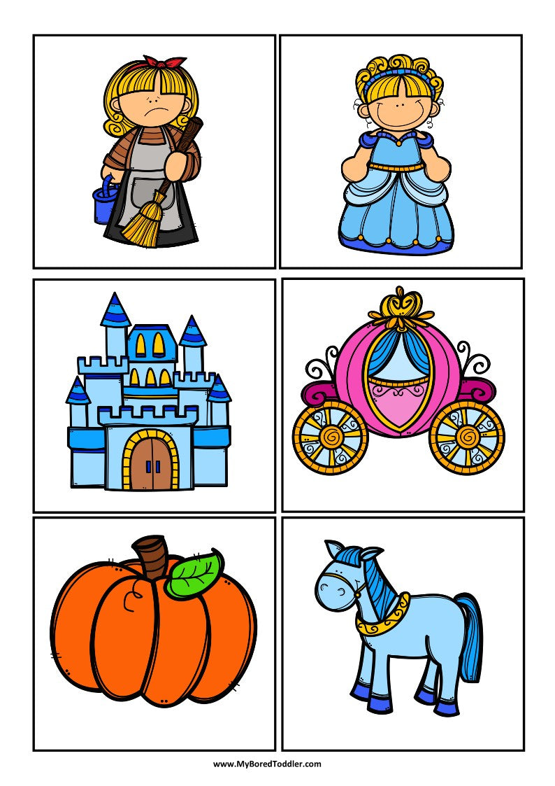 Cinderella - FAIRY TALES - Scavenger Hunt / Treasure Hunt