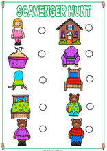 Load image into Gallery viewer, Goldilocks and the Three Bears - FAIRY TALES - Scavenger Hunt / Treasure Hunt