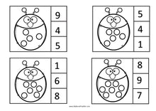 Load image into Gallery viewer, Insects & Bugs Counting Clip Cards 0-10