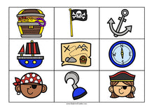 Load image into Gallery viewer, PIRATE Theme Bingo Game