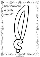 Load image into Gallery viewer, PIRATES Playdough Mats