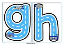 Load image into Gallery viewer, Transport Planes Alphabet Tracing Sheets - Uppercase & Lowercase