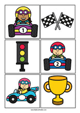 Load image into Gallery viewer, Racing Cars Transport Scavenger Hunt / Treasure Hunt