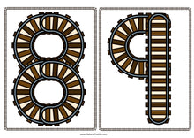 Load image into Gallery viewer, Transport Train Track Number Tracing Cards 0-10