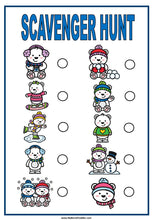Load image into Gallery viewer, Winter Polar Bear Scavenger Hunt