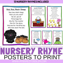Load image into Gallery viewer, Nursery Rhyme BUNDLE