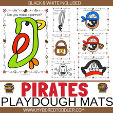 Load image into Gallery viewer, PIRATES Playdough Mats