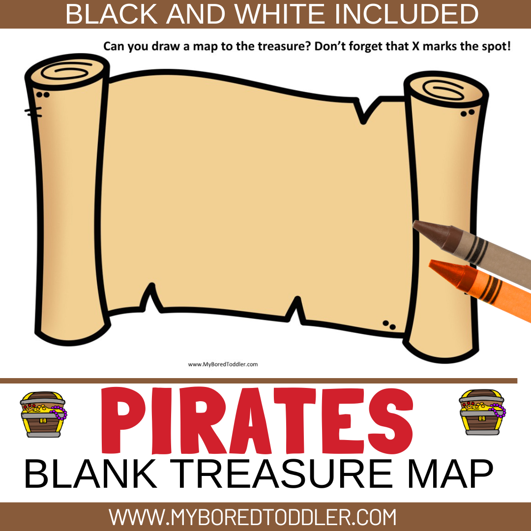 Blank Pirate Map An Old Treasure Map Featuring A Prominent Red X Blank Pirate Map An Old Treasure Map Featuring A Prominent Red X