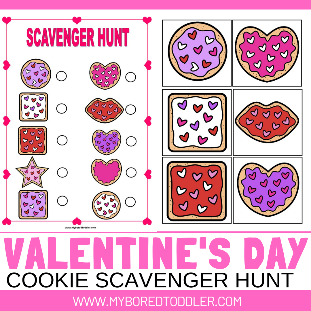 Valentine's Day - Cookies Scavenger Hunt
