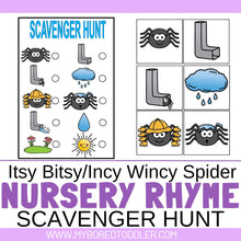Load image into Gallery viewer, Nursery Rhyme Scavenger Hunt Bundle