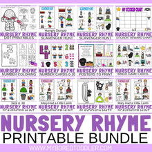 Load image into Gallery viewer, Nursery Rhyme BUNDLE