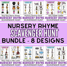 Load image into Gallery viewer, Nursery Rhyme Scavenger Hunt Bundle