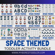 Load and play video in Gallery viewer, SPACE Printable Bundle - 20+ Space themed resources