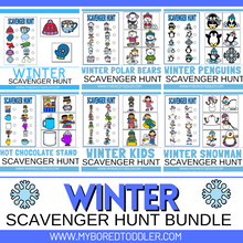 Load image into Gallery viewer, Winter Scavenger Hunt Bundle