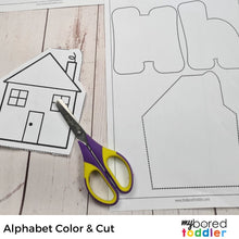 Load image into Gallery viewer, Alphabet Color & Cut Sheets