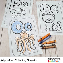 Load image into Gallery viewer, ALPHABET PRINTABLE BUNDLE - 15 RESOURCES!