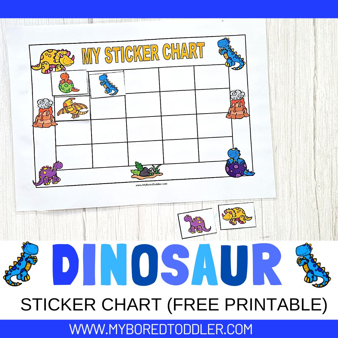 Dinosaur Sticker / Reward Chart – My Bored Toddler dinosaur-sticker-reward-chart-my-bored-toddler