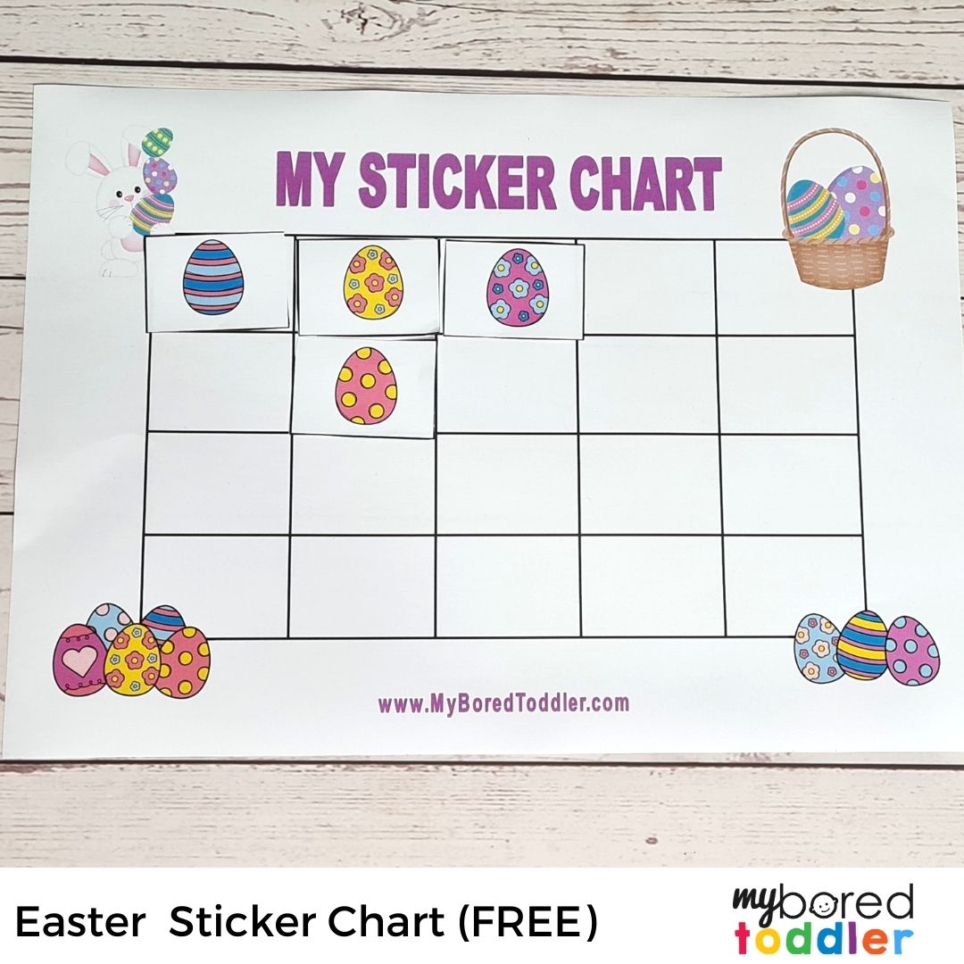Easter Sticker Reward Chart (free)