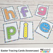 Load image into Gallery viewer, Easter Tracing Cards - Numbers and Alphabet (lowercase & uppercase)