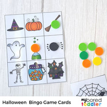 Load image into Gallery viewer, Halloween Bingo Game Cards