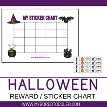 Load image into Gallery viewer, Halloween Sticker / Reward Chart
