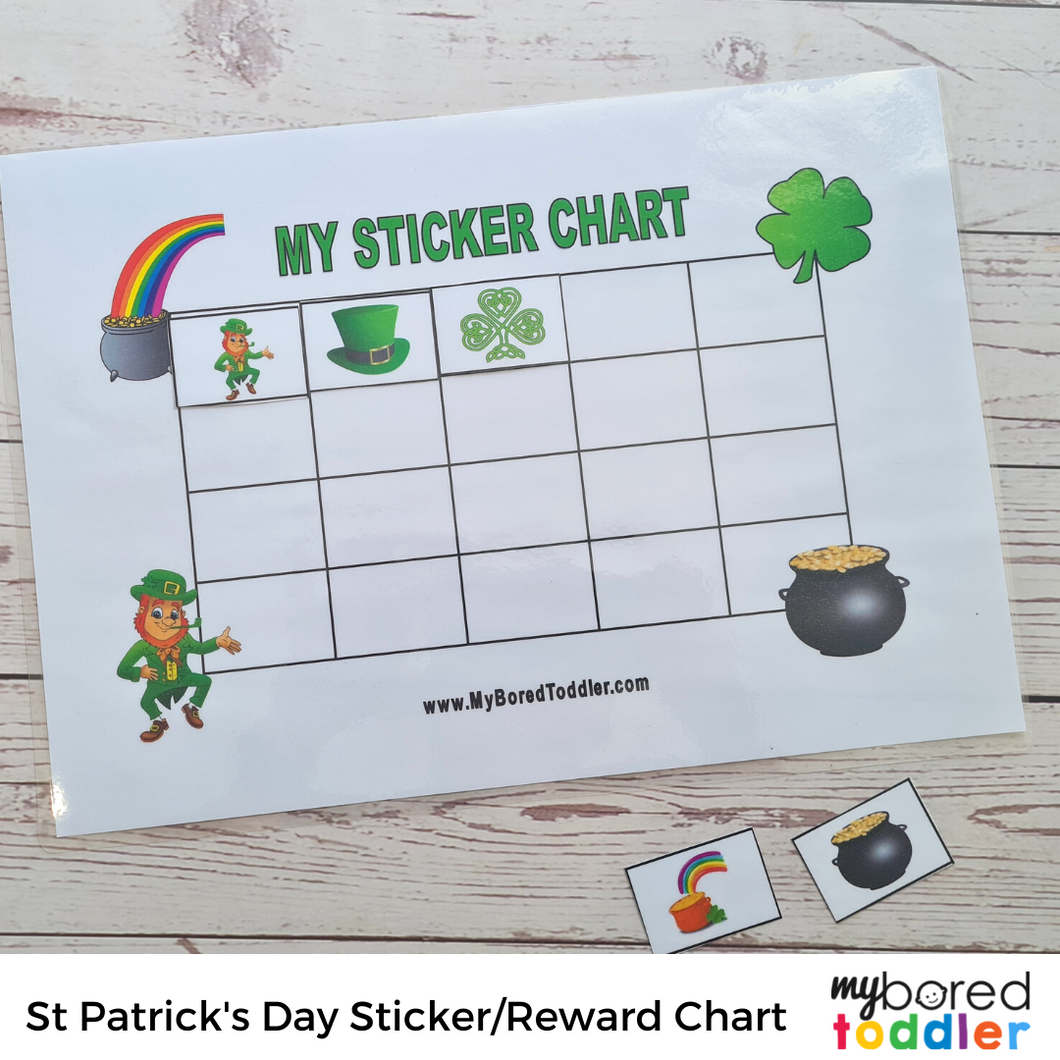 St Patrick's Day Sticker / Reward Chart