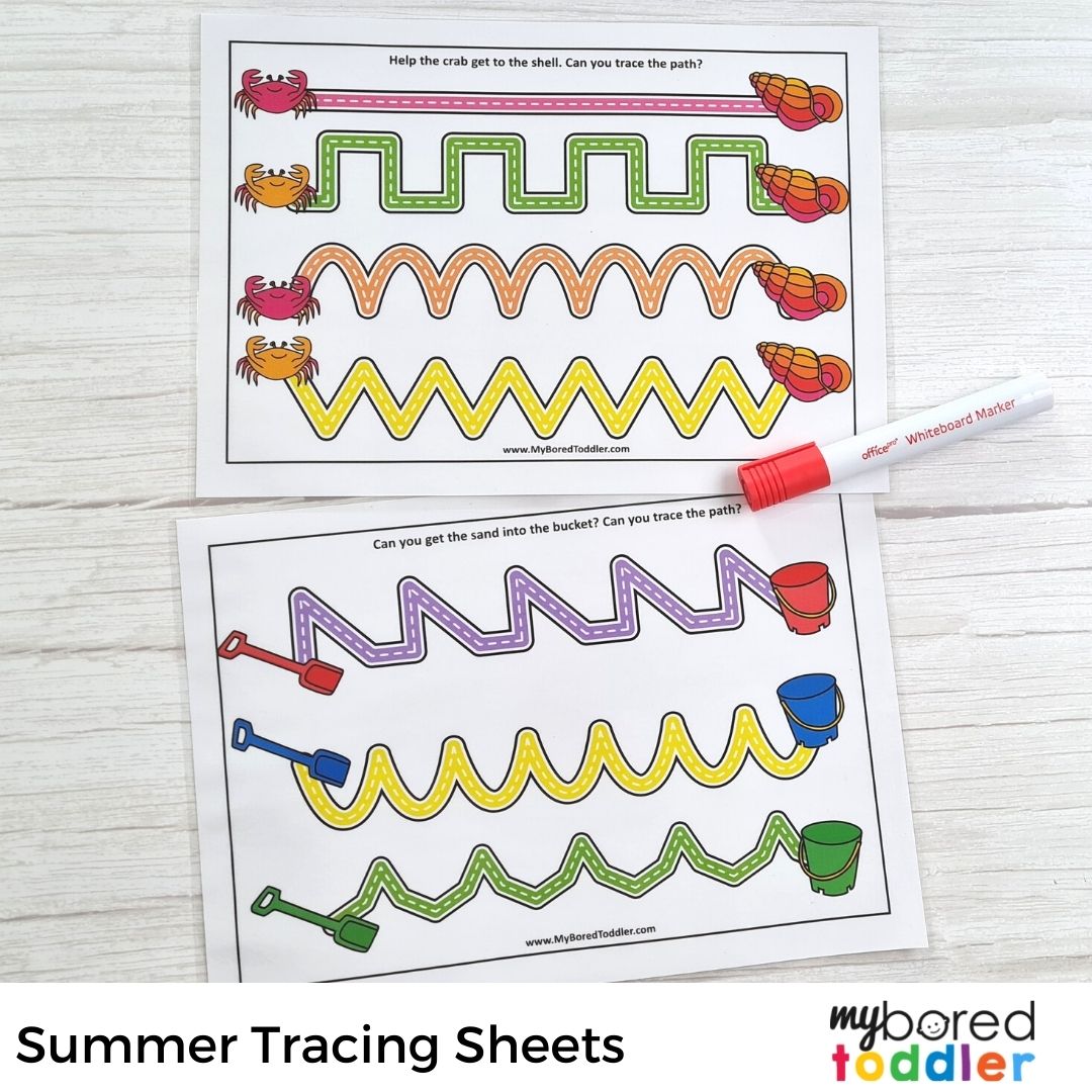 Summer Tracing Mats