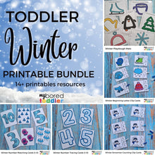 Load image into Gallery viewer, Winter Toddler Printable Bundle