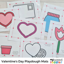 Load image into Gallery viewer, Valentine's Day Playdough Mats