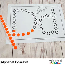 Load image into Gallery viewer, Alphabet Do-A-Dot Sheets
