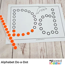 Load image into Gallery viewer, Alphabet Do-A-Dot Sheets