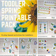 Load image into Gallery viewer, SEASONAL TODDLER PRINTABLE MEGA BUNDLE - WINTER, SPRING, SUMMER, FALL