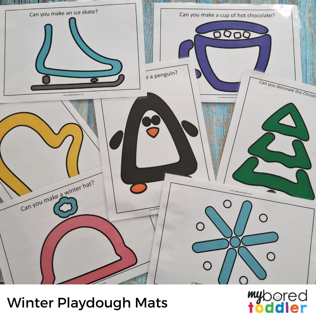 Groundhog Day Playdough Mats - (10 Groundhog Day Playdoh Mats in Color and  B&W)