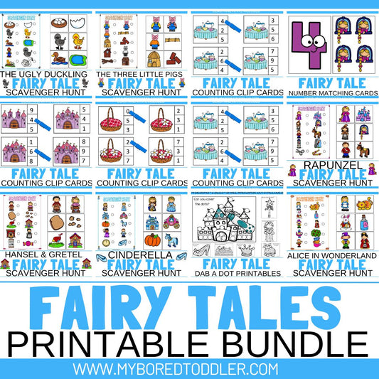 FAIRY TALE Toddler / Preschool Bundle -  FLASH SALE