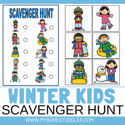 Winter Kids Scavenger Hunt