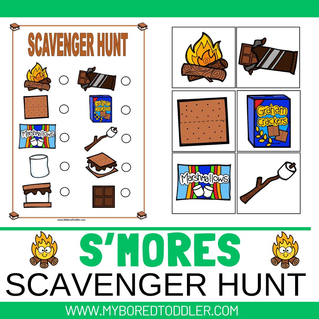 Camping Scavenger Hunt - S'mores