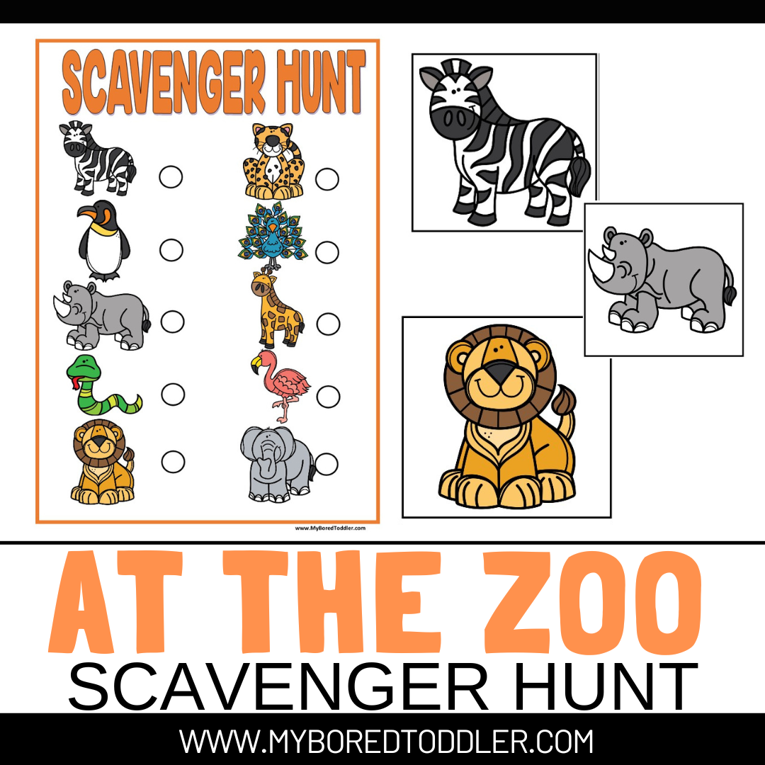Zoo Animal Scavenger Hunt