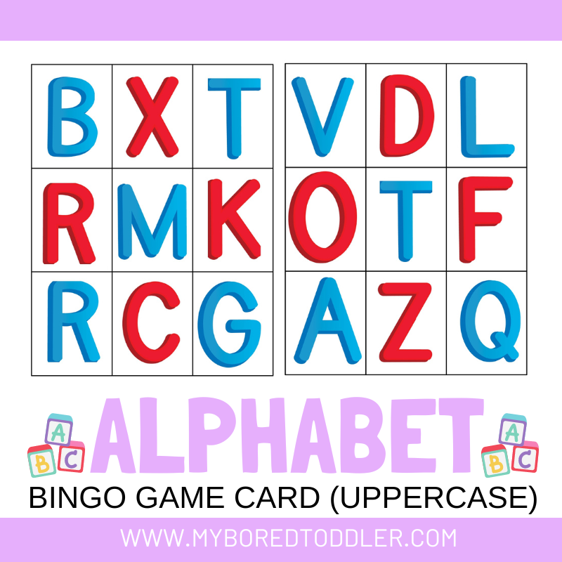Alphabet Bingo Uppercase