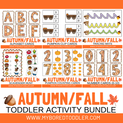 Autumn / Fall Printable Pack - FLASH SALE!