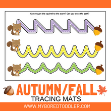 Load image into Gallery viewer, Autumn / Fall Tracing Mats
