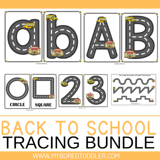 Back to School Tracing Bundle