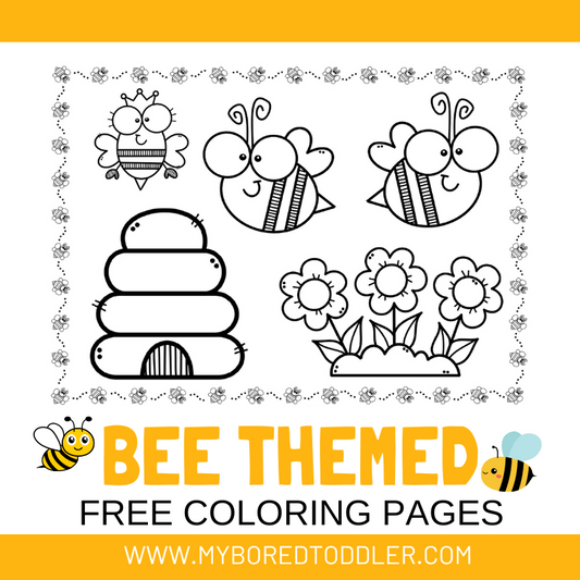 BEE Coloring Pages